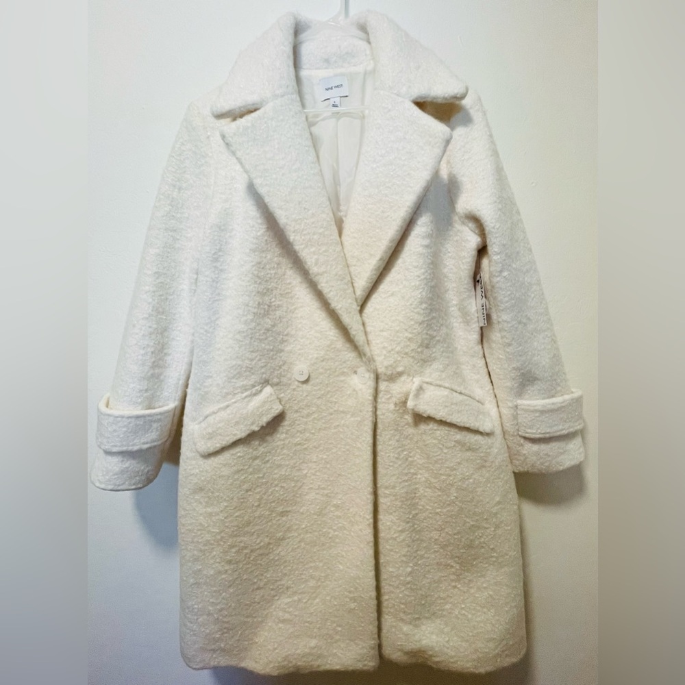Nine West Cream Teddy Jacket